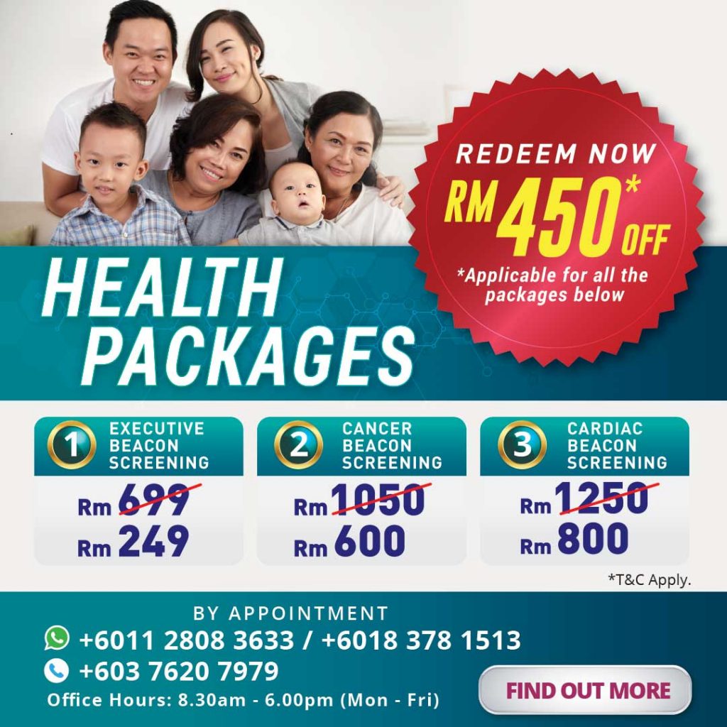 Health screening package promotion malaysia 2021