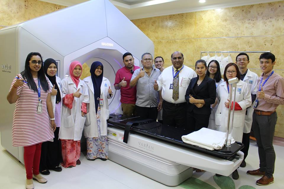 The First patient in Malaysia on Varian Halcyon System