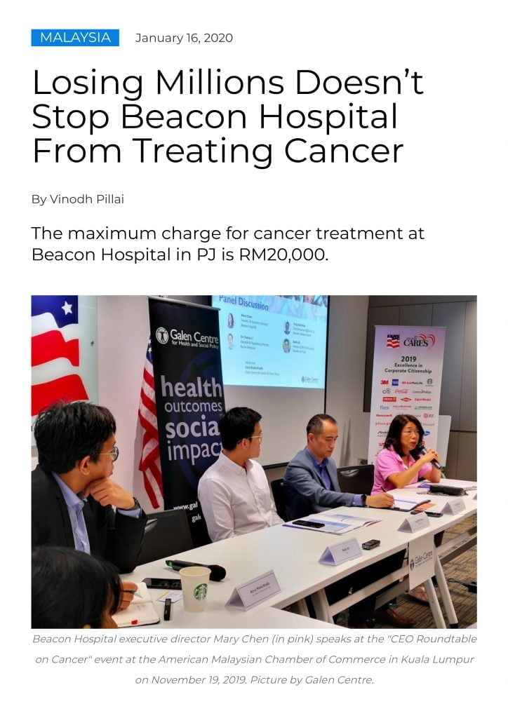 Losing Millions Doesn’t Stop Beacon Hospital From Treating Cancer