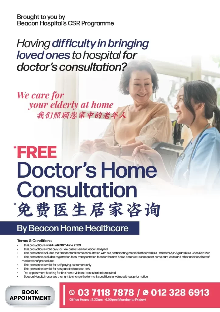 Free Doctor s Home Consultation Beacon Hospital Malaysia