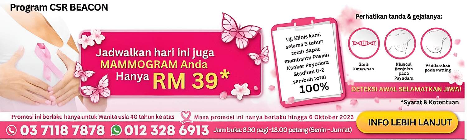 Pemeriksaan Mamogram Beacon Hospital Malaysia