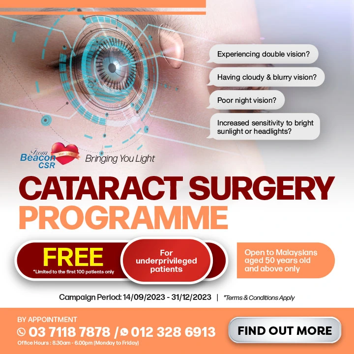 free cataract program, beacon hospital, csr programme, eye surgery, mobile slider