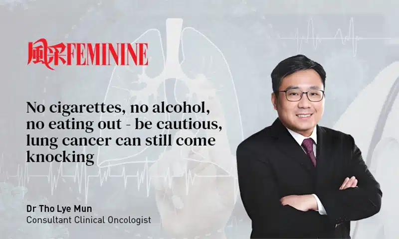 Dr Tho Lye Mun, Lung Cancer, Cigarettes, Alcohol, Beacon Hospital