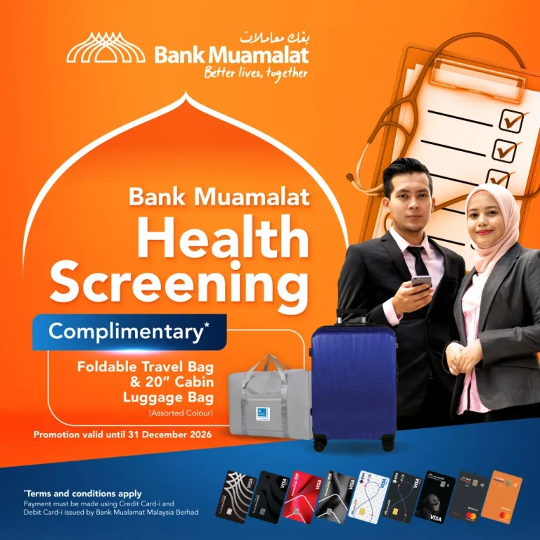 Bank Muamalat, Health Screening Offer Packages