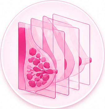 Reduces tissue overlap icon