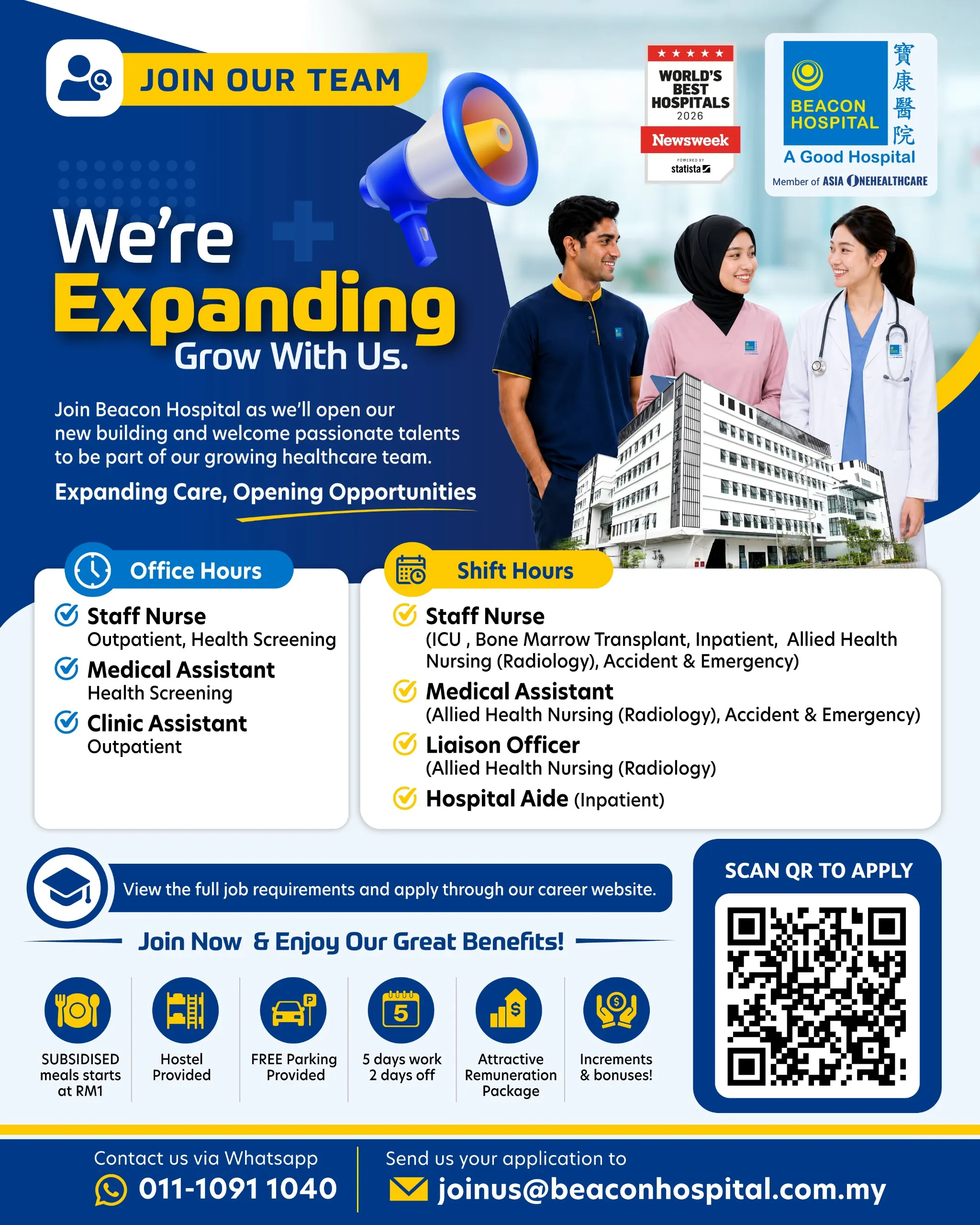 Beacon Hospital vacancy poster 2