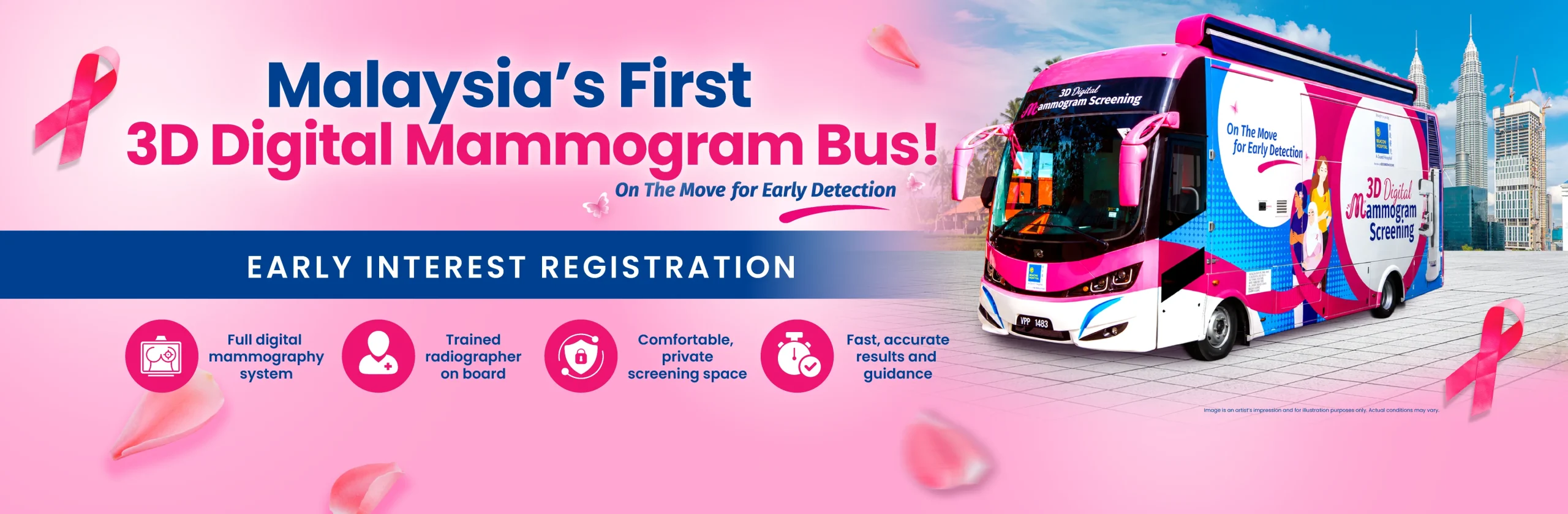 Beacon Hospital Mammogram Bus